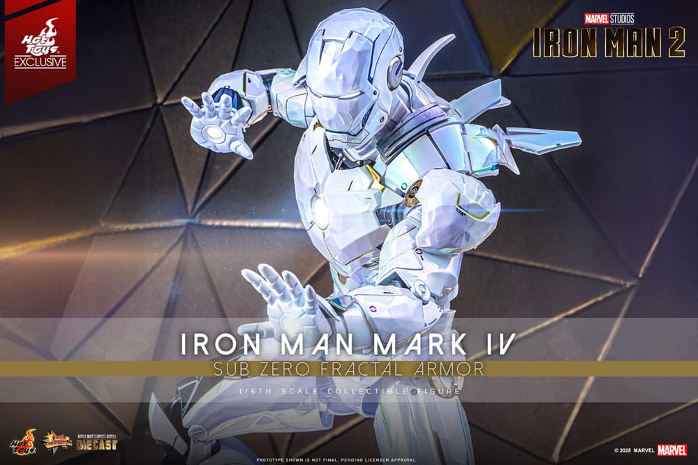 Hot Toys Iron Man 2: Iron Man Mark IV (Sub-Zero Fractal Armor