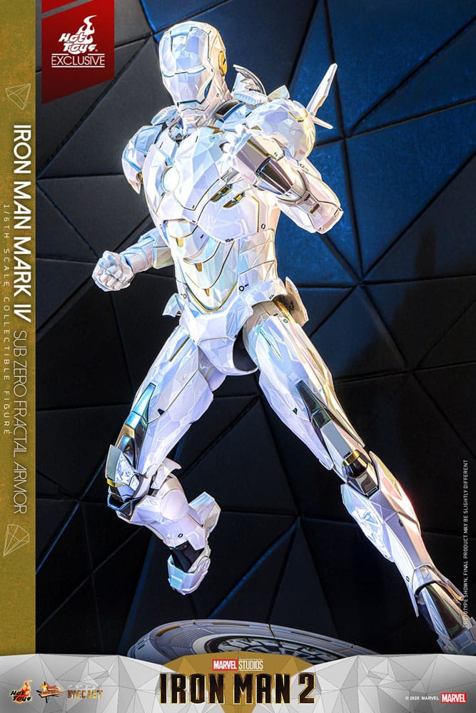 Hot Toys Iron Man 2: Iron Man Mark IV (Sub-Zero Fractal Armor