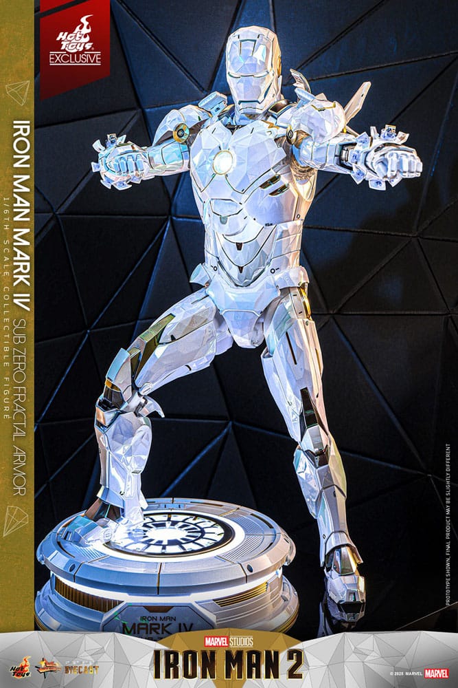 Hot Toys Iron Man 2: Iron Man Mark IV (Sub-Zero Fractal Armor