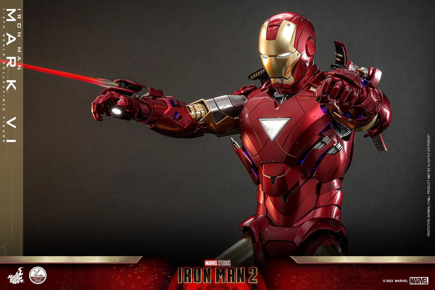 Iron Man MK VI: Iron Man 2: Marvel: Quarter Scale by Hot Toys – Action Figure, [scale], UK stockist Planet Action Figures