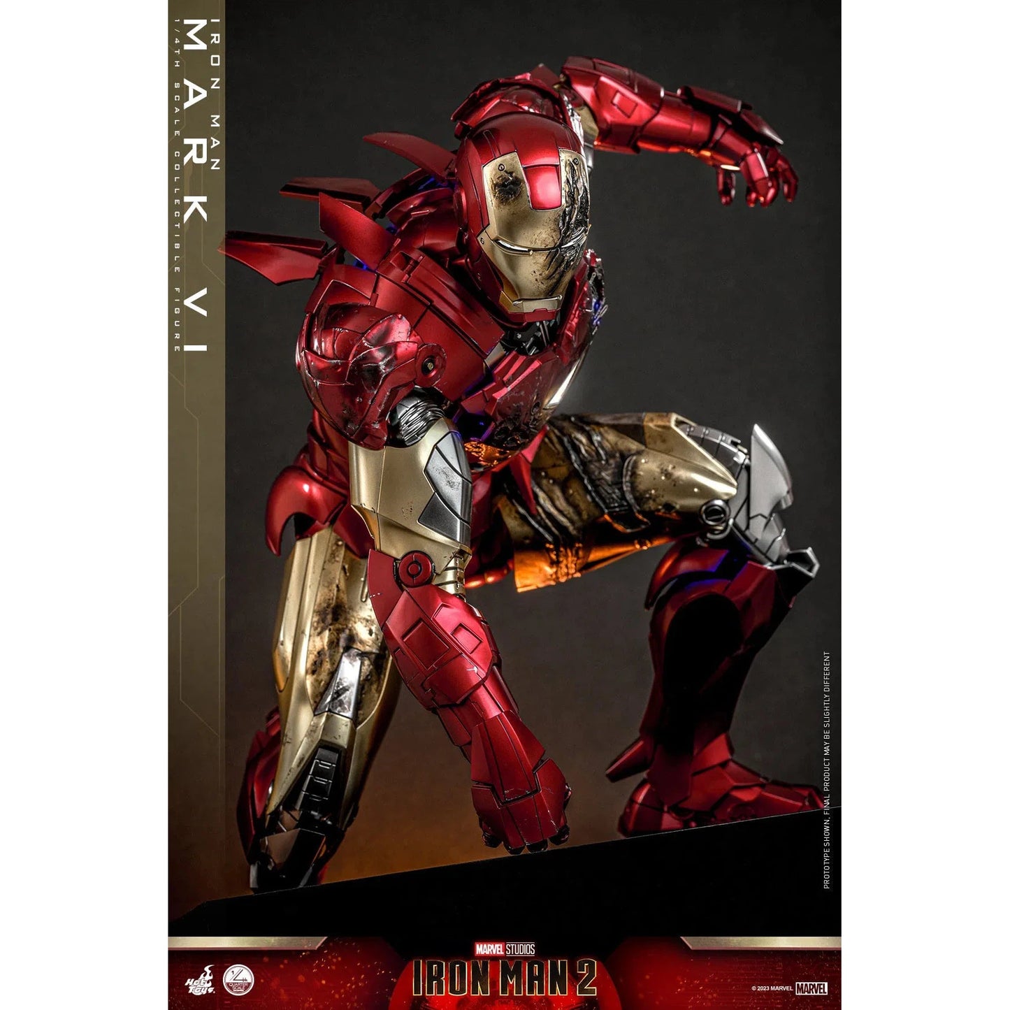 Iron Man MK VI: Iron Man 2: Marvel: Quarter Scale by Hot Toys – Action Figure, [scale], UK stockist Planet Action Figures