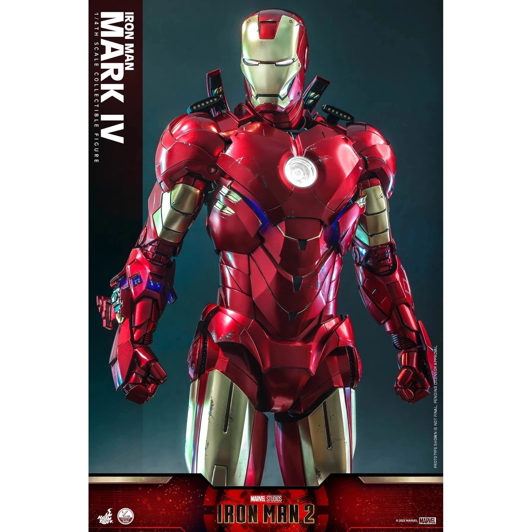 Hot Toys Iron Man: MKIV: Iron Man 2: Marvel: Quarter Scale: QS020 Hot Toys Iron Man: MKIV: Iron Man 2: Marvel: Quarter Scale: QS020