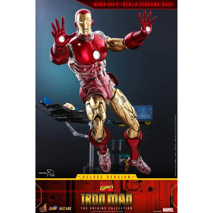 Iron Man: Origins Collection: CMS08 D38: Deluxe Edition: Marvel - Hot Toys Action Figure
