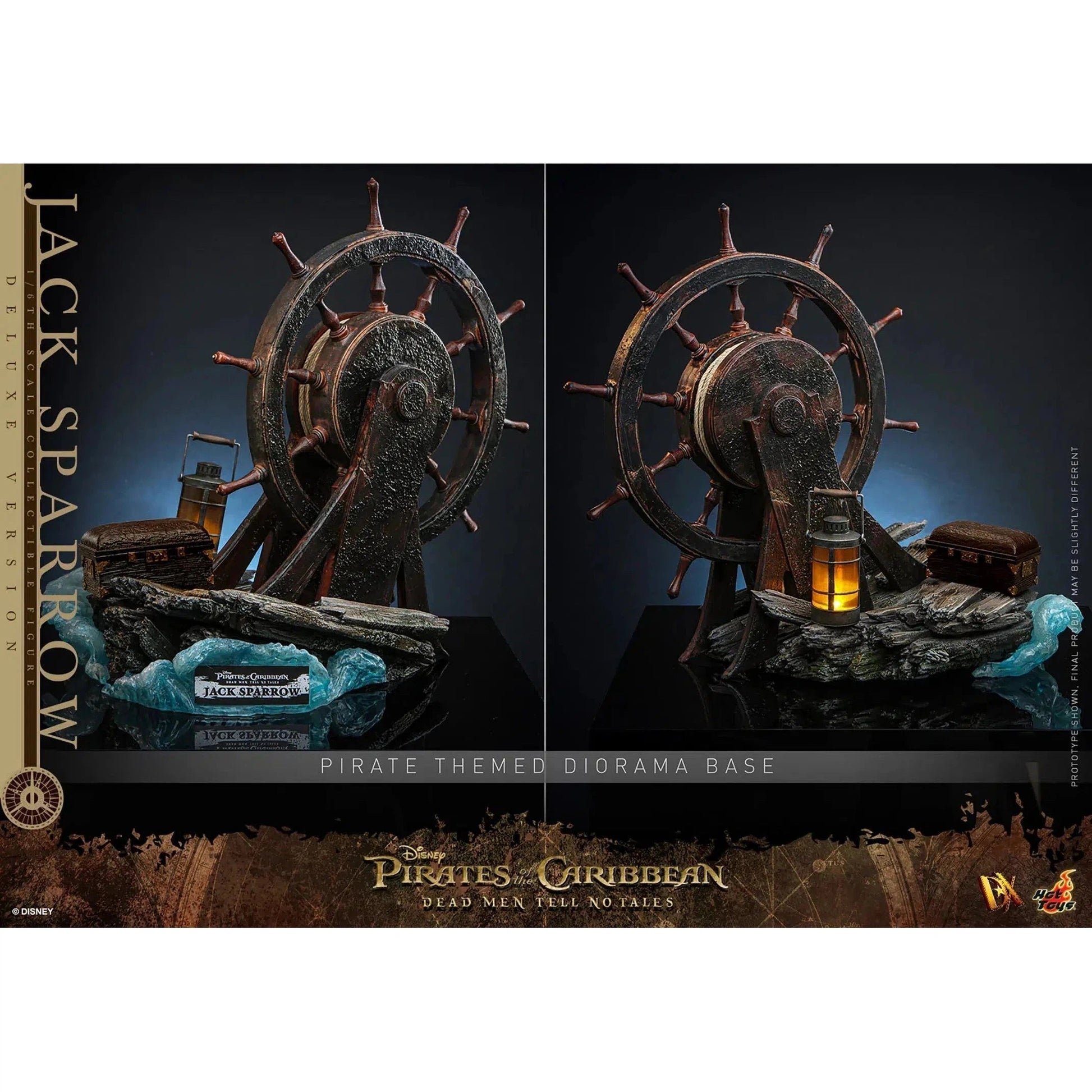 Jack Sparrow: Pirates Of The Caribbean: Dead Men Tell No Tales: Deluxe: Sixth Scale: DX38 Hot Toys