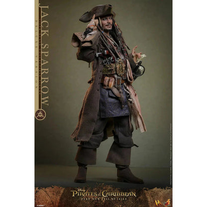 Jack Sparrow: Pirates Of The Caribbean: Dead Men Tell No Tales: Deluxe: Sixth Scale: DX38 - Hot Toys Action Figure