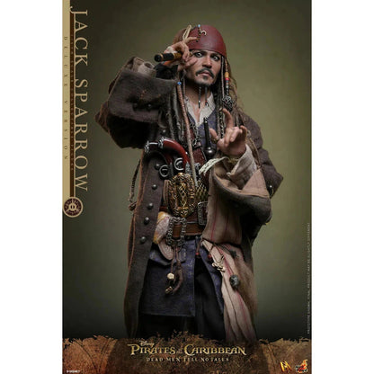 Jack Sparrow: Pirates Of The Caribbean: Dead Men Tell No Tales: Deluxe: Sixth Scale: DX38 - Hot Toys Action Figure
