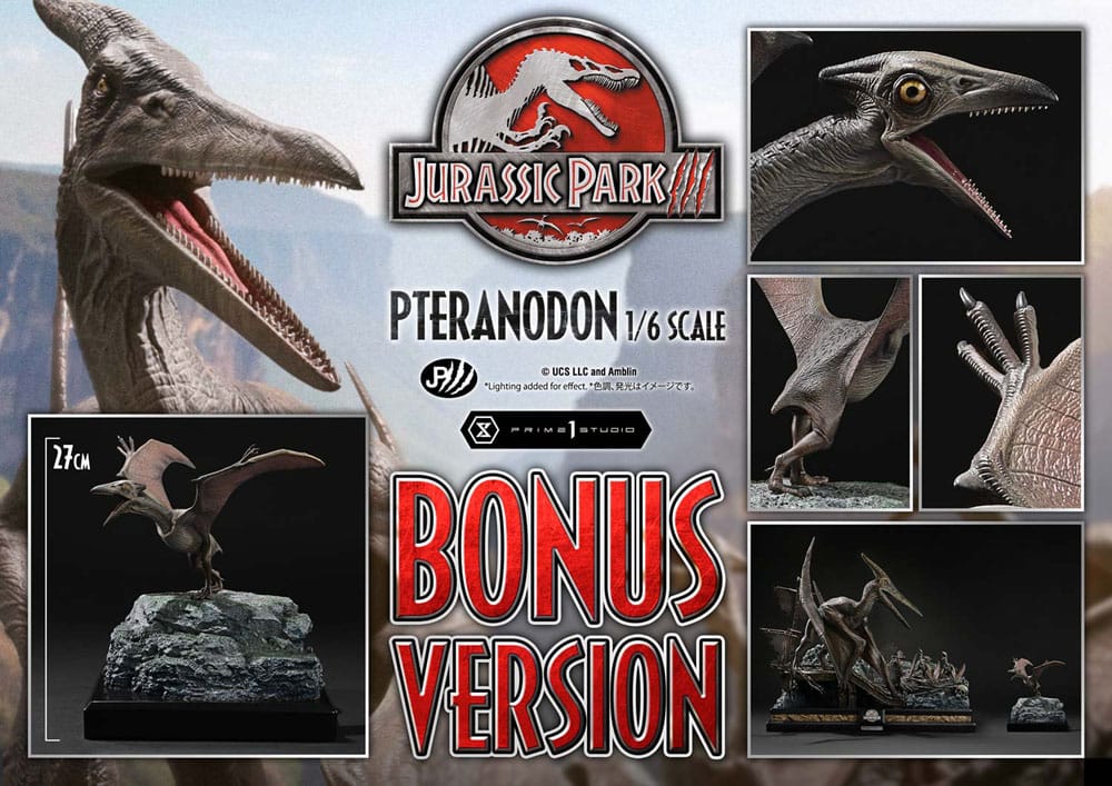 Jurassic Park III: Pteranodon (Bonus Version): Legacy Museum Collection 1/6 Scale Statue - Prime 1 Studio Statue