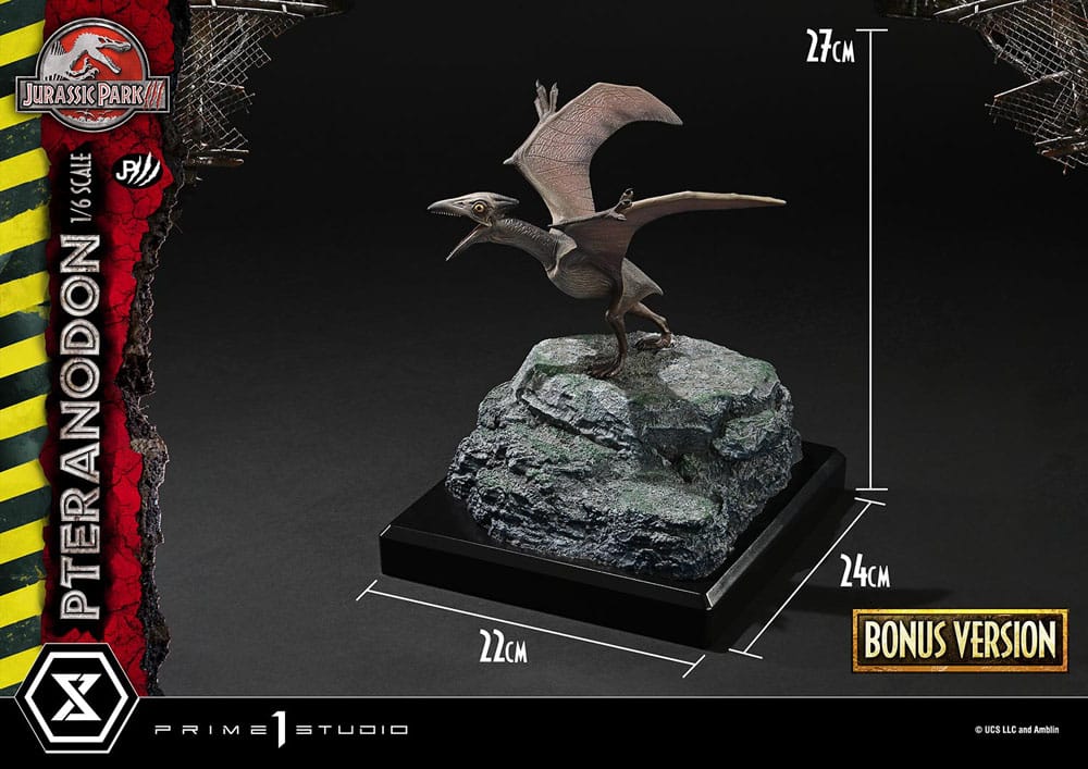 Jurassic Park III: Pteranodon (Bonus Version): Legacy Museum Collection 1/6 Scale Statue - Prime 1 Studio Statue