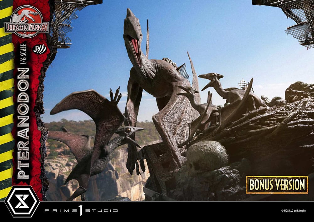 Jurassic Park III: Pteranodon (Bonus Version): Legacy Museum Collection 1/6 Scale Statue - Prime 1 Studio Statue