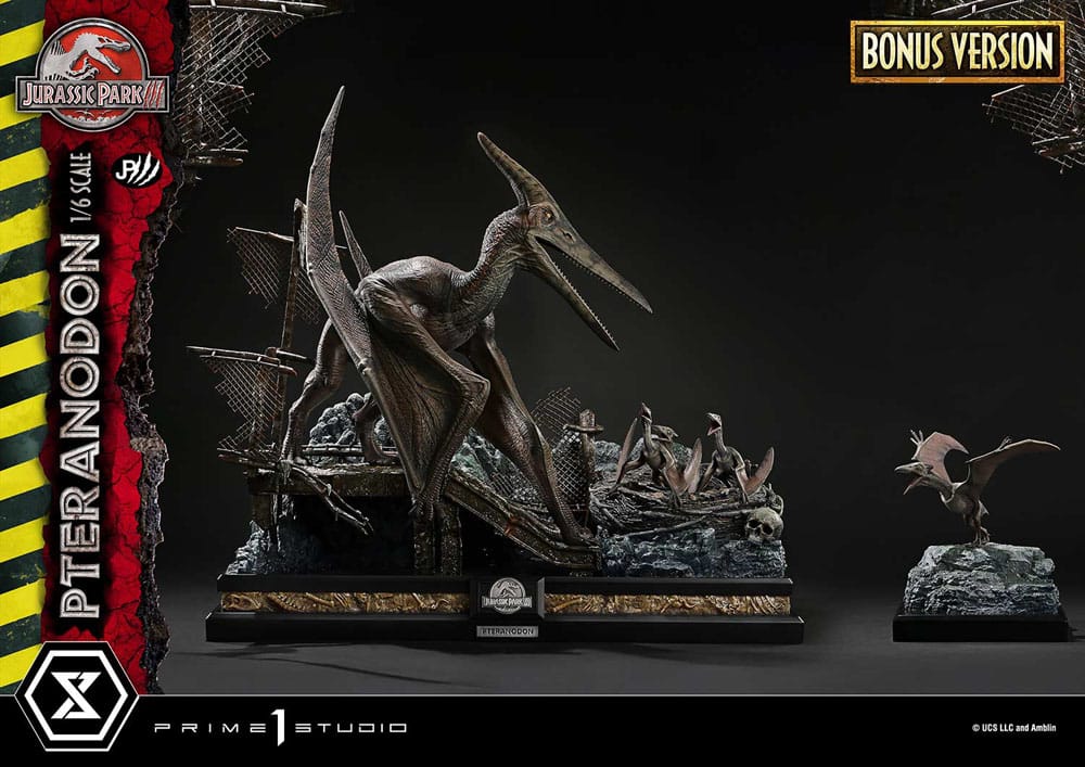 Jurassic Park III: Pteranodon (Bonus Version): Legacy Museum Collection 1/6 Scale Statue - Prime 1 Studio Statue