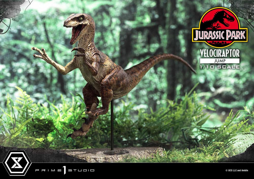 Jurassic Park Prime Collectibles Statue 1/10 Velociraptor Jump 21 cm - Prime 1 Studio Statues