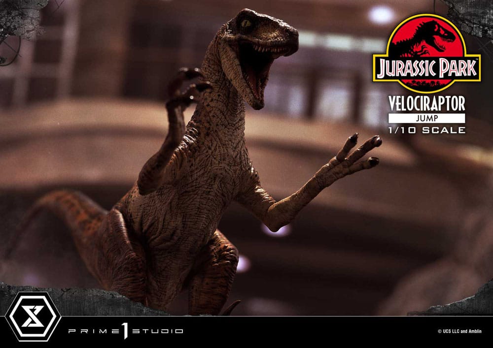 Jurassic Park Prime Collectibles Statue 1/10 Velociraptor Jump 21 cm - Prime 1 Studio Statues