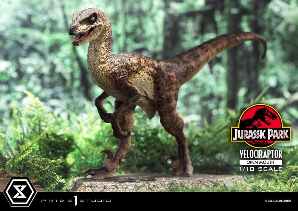 Jurassic Park Prime Collectibles Statue 1/10 Velociraptor Open Mouth 19 cm - Prime 1 Studio Statues