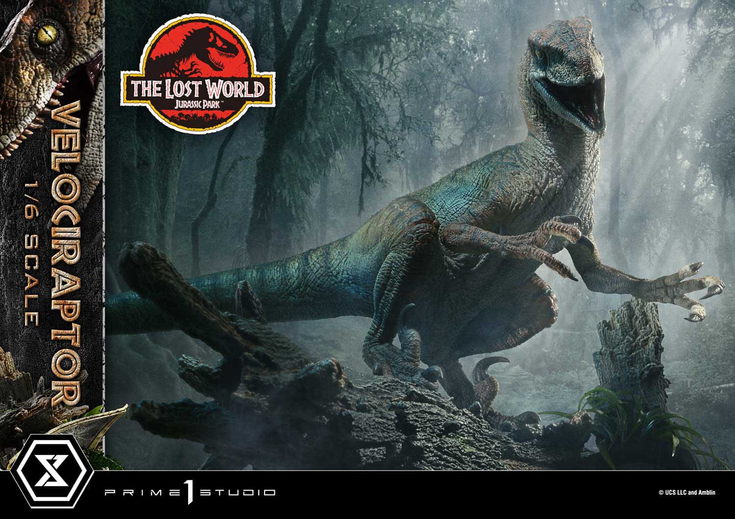 Jurassic Park: The Lost World: Velociraptor (Bonus Ver.): Legacy Museum Collection 1/6 Scale Limited Edition Statue - Prime 1 Studio Statue