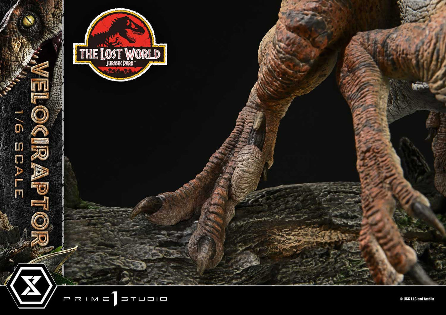 Jurassic Park: The Lost World: Velociraptor (Bonus Ver.): Legacy Museum Collection 1/6 Scale Limited Edition Statue - Prime 1 Studio Statue