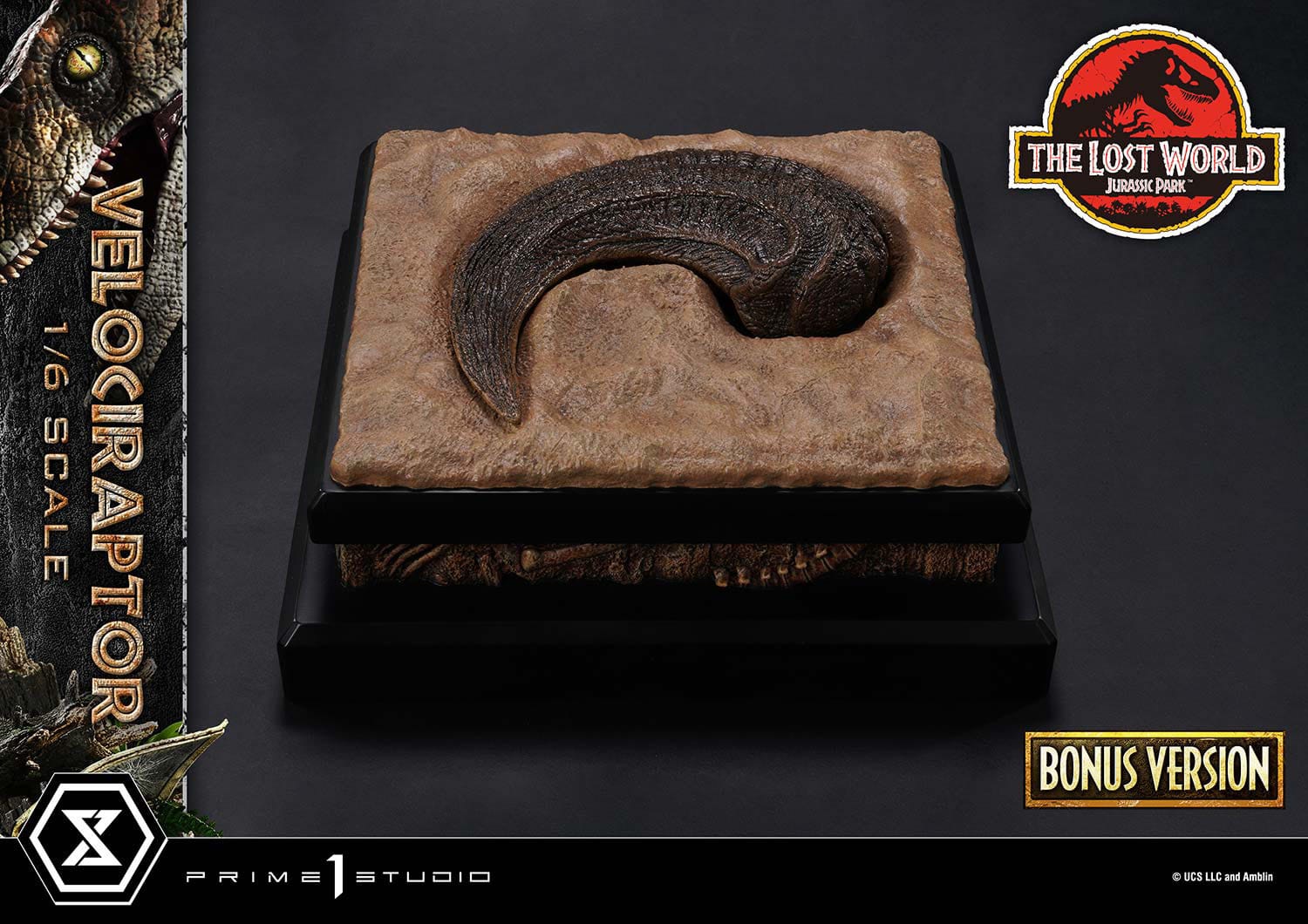 Jurassic Park: The Lost World: Velociraptor (Bonus Ver.): Legacy Museum Collection 1/6 Scale Limited Edition Statue - Prime 1 Studio Statue