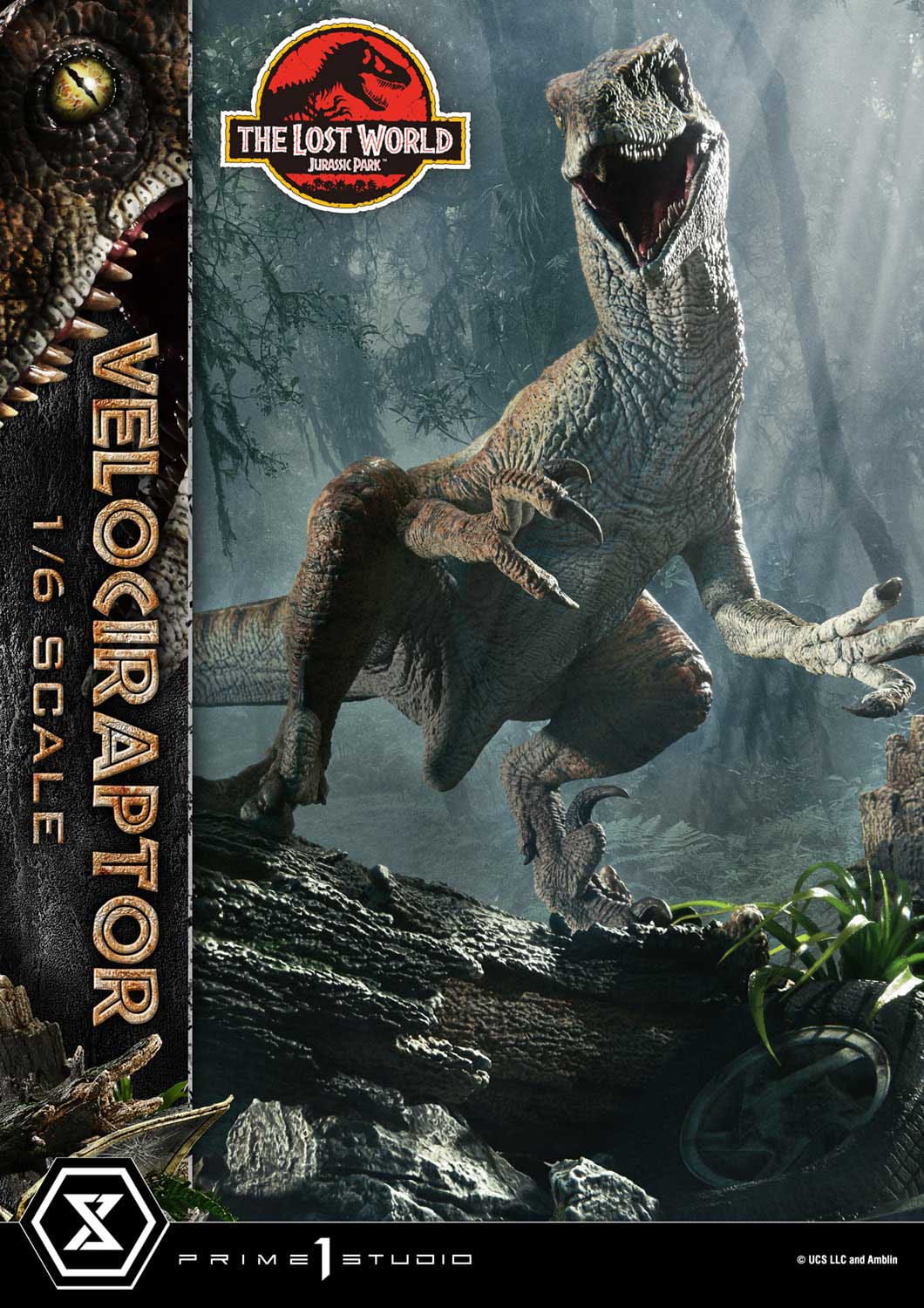 wyse・LAID・JURASSIC■EARLIEST MEMORIES Prime 1 Studio Jurassic Park: The Lost World: Velociraptor (Bonus