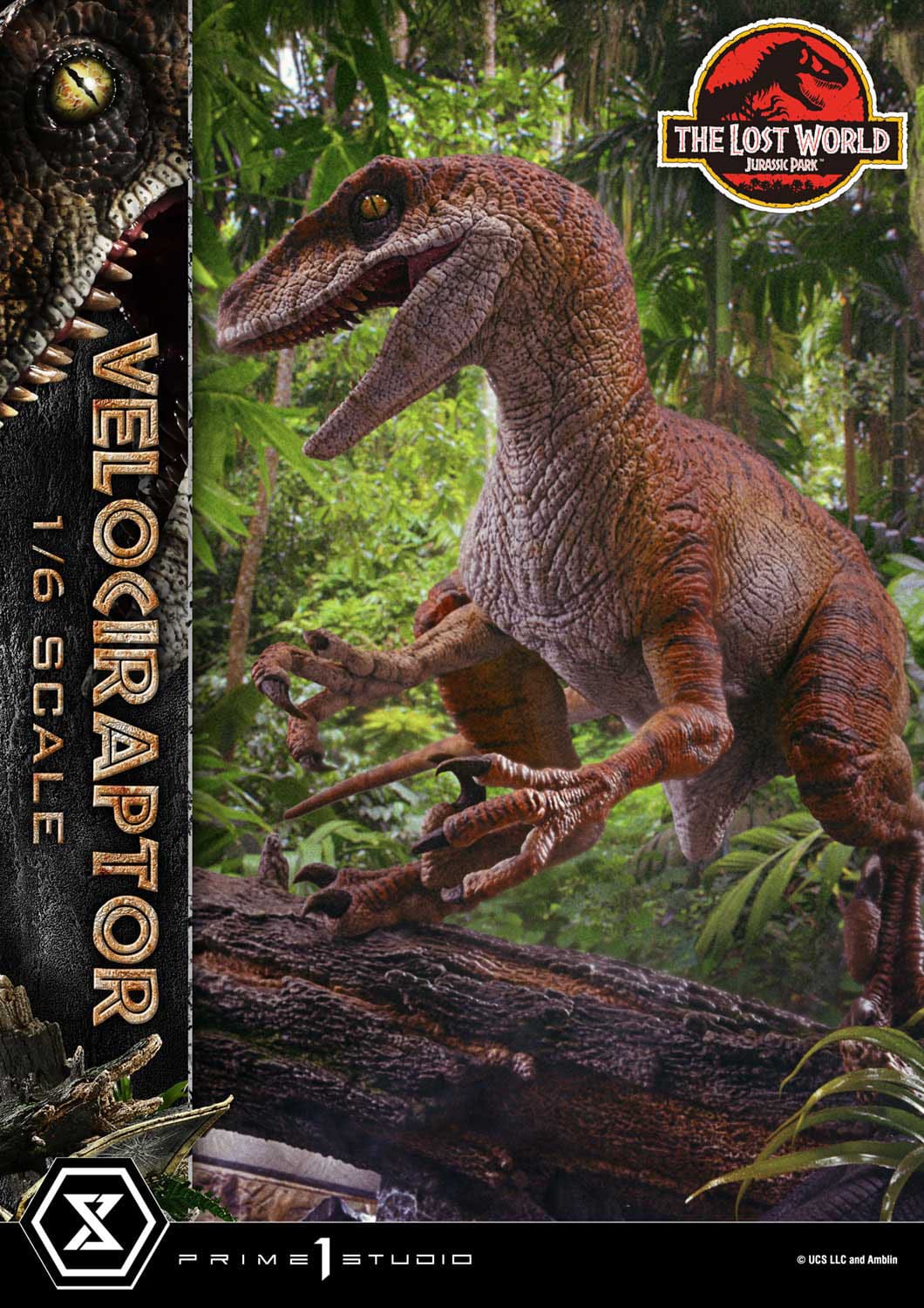 Prime 1 Studio Jurassic Park: The Lost World: Velociraptor (Bonus