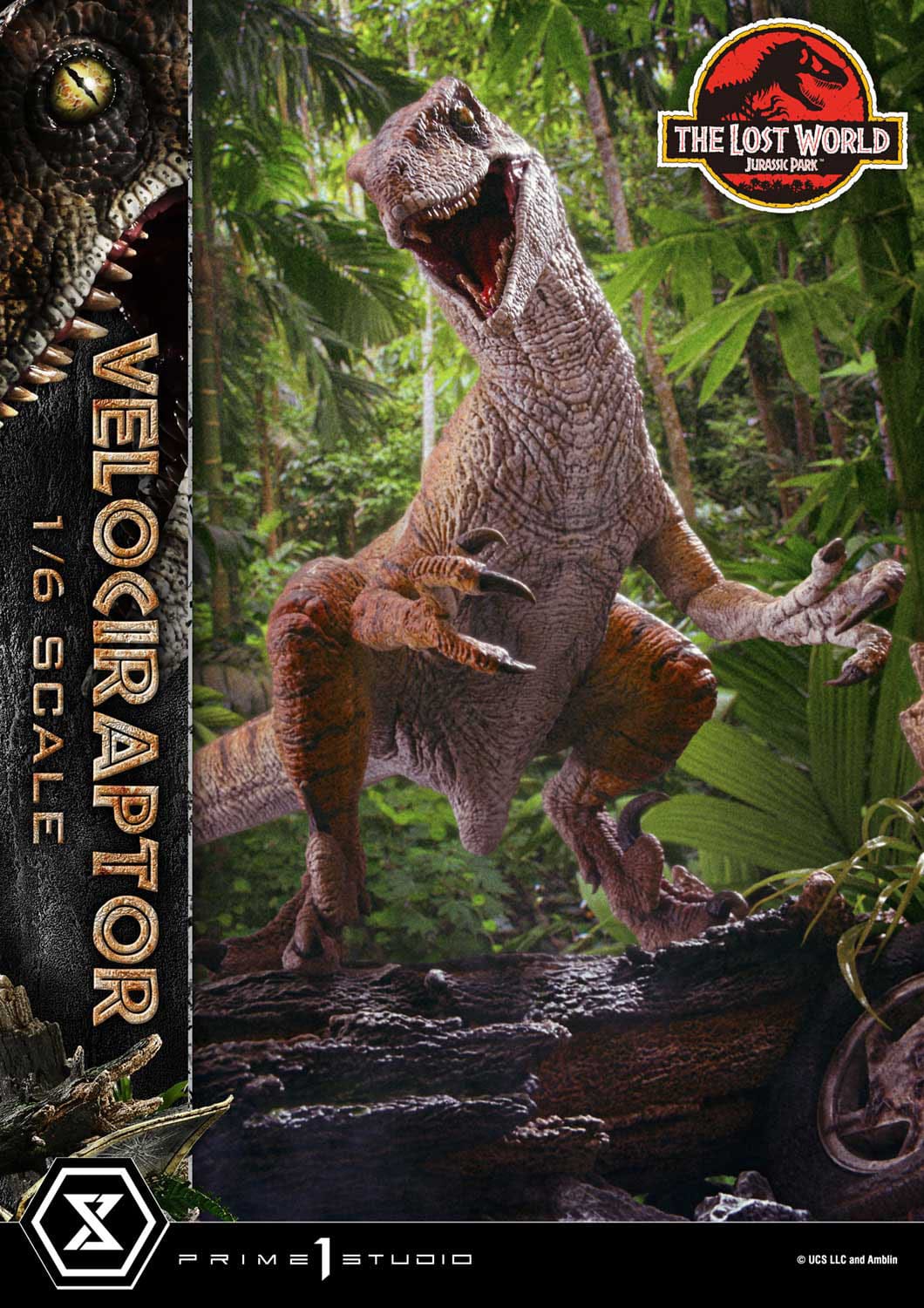 Jurassic Park: The Lost World: Velociraptor: Legacy Museum Collection 1/6 Scale Statue - Prime 1 Studio Statue