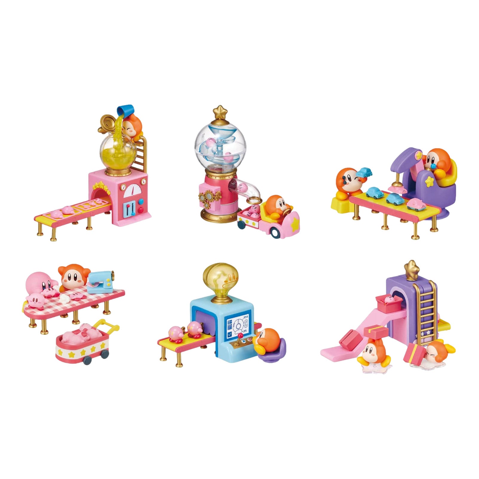 Kirby: Waddle Dee's Toy Factory: Blind Display Box: Contains All 6 - Re-Ment Blind Boxes