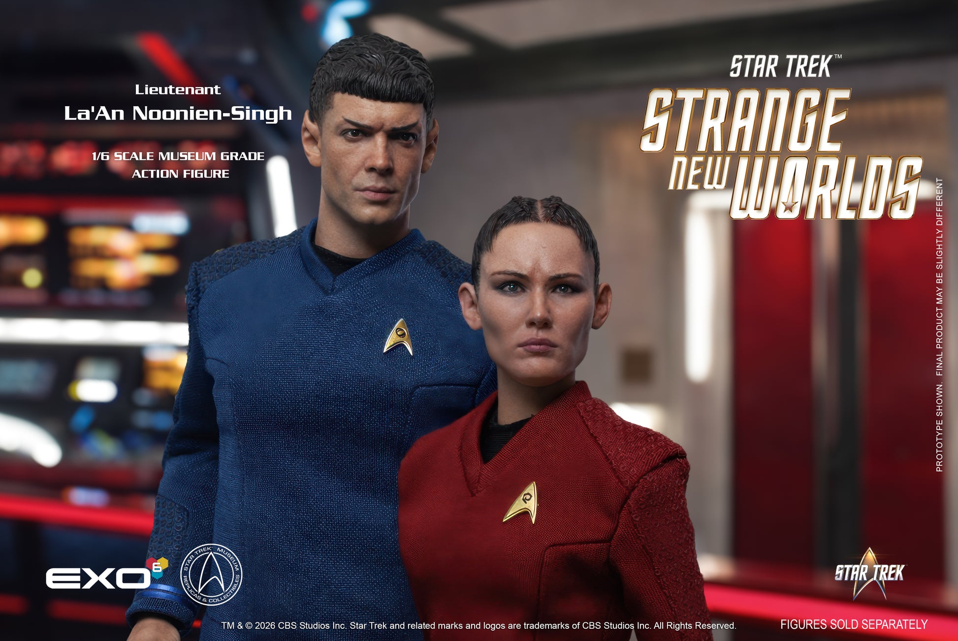 Star Trek: Strange New Worlds Lieutenant La'An Noonien-Singh 1/6 Scale Action Figure - EXO-6 Action Figures