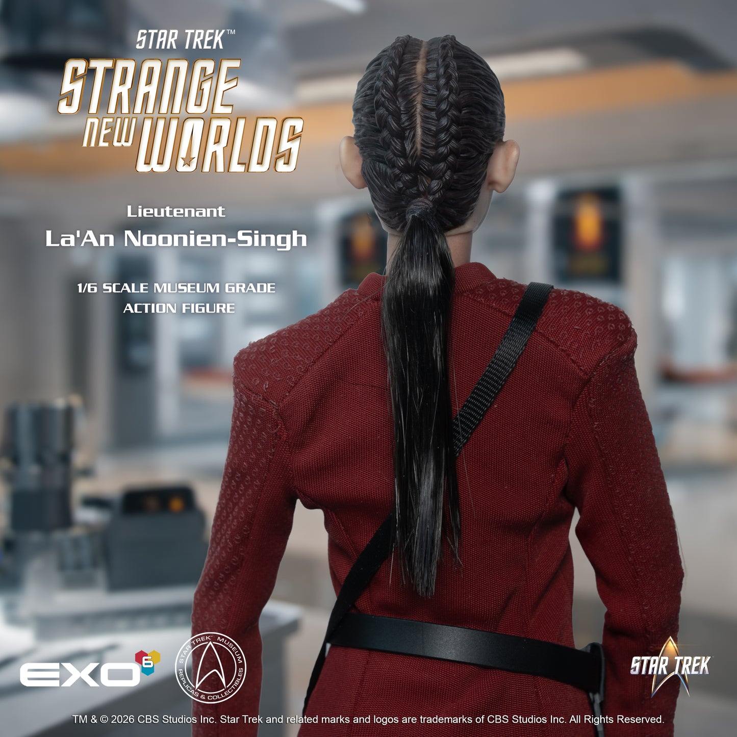 Star Trek: Strange New Worlds Lieutenant La'An Noonien-Singh 1/6 Scale Action Figure - EXO-6 Action Figures