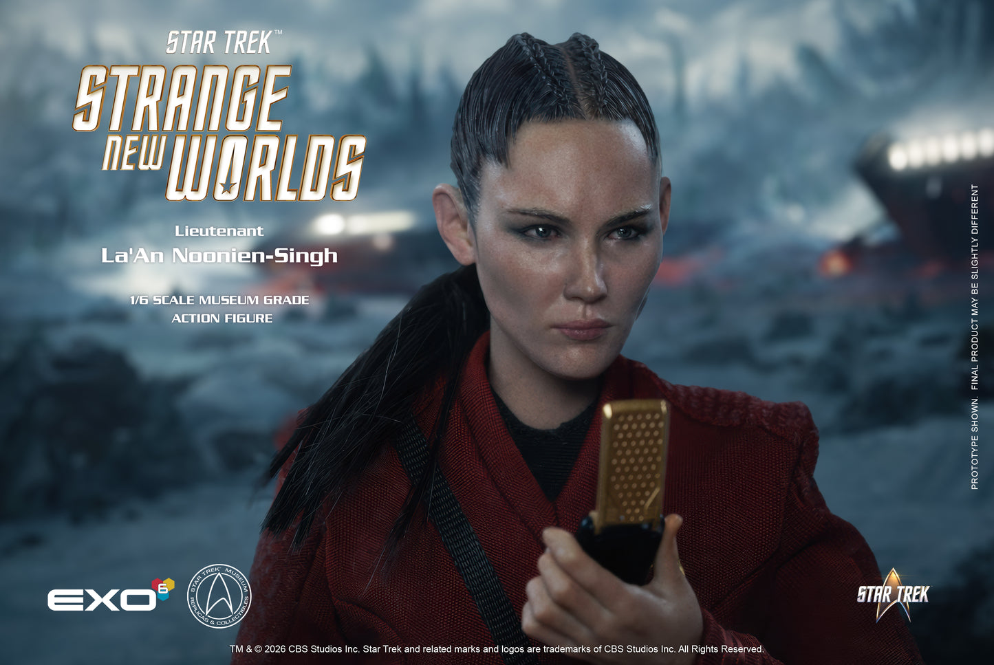 Star Trek: Strange New Worlds Lieutenant La'An Noonien-Singh 1/6 Scale Action Figure - EXO-6 Action Figures