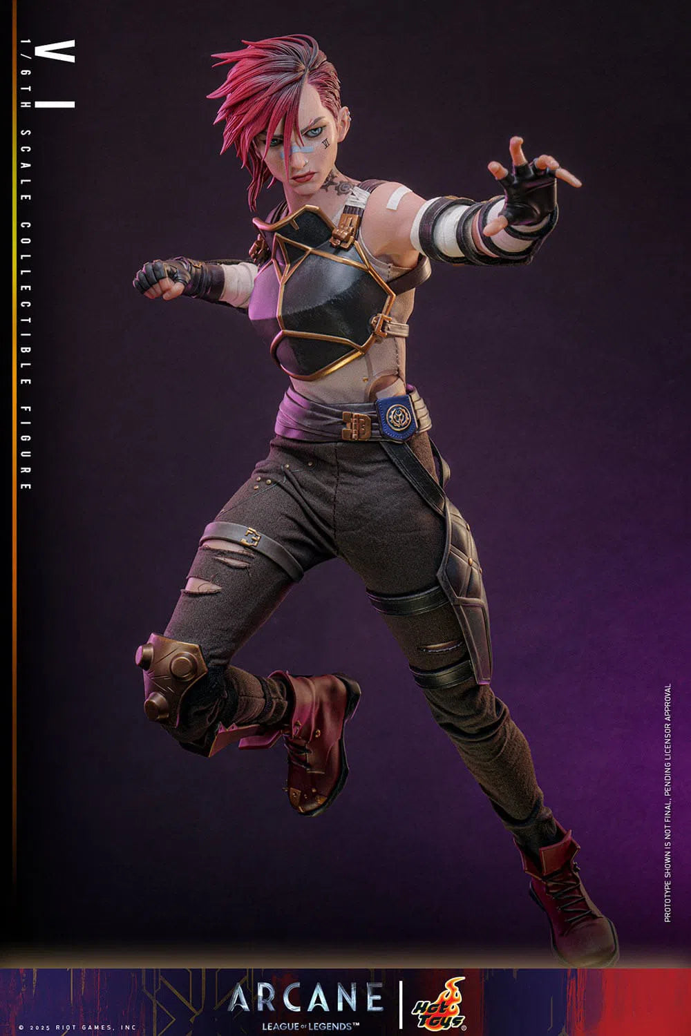 League Of Legends: Arcane: VI: 1/6th - Hot Toys Action Figures