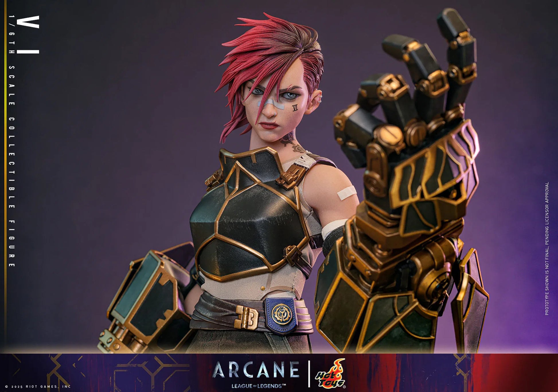 League Of Legends: Arcane: VI: 1/6th - Hot Toys Action Figures