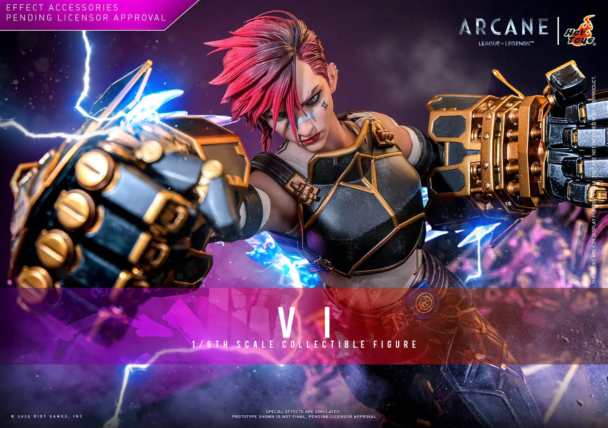 League Of Legends: Arcane: VI: 1/6th - Hot Toys Action Figures