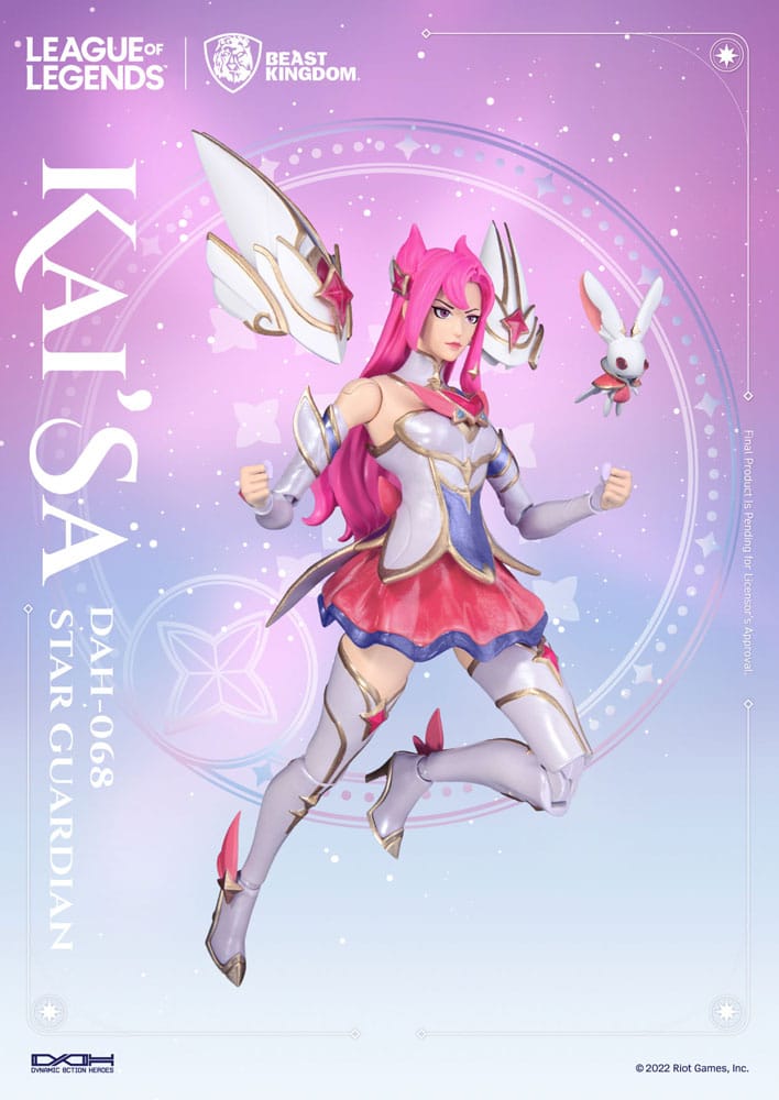 League of Legends: Star Guardian Kai'Sa: Dynamic 8ction Heroes Action Figure - Beast Kingdom Toys Action Figures