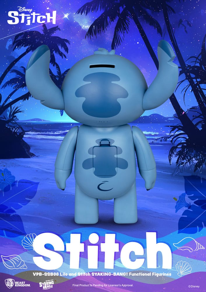 Lilo & Stitch Syaking Bang Vinyl Bank Stitch 30 cm - Beast Kingdom Toys Banks