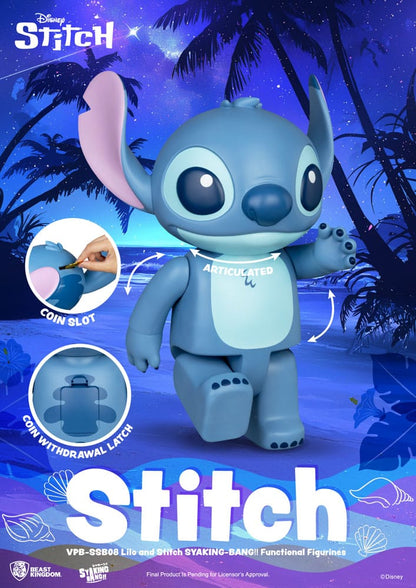 Lilo & Stitch Syaking Bang Vinyl Bank Stitch 30 cm - Beast Kingdom Toys Banks