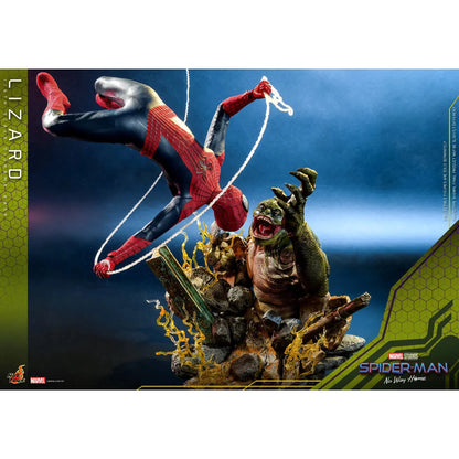 Lizard Diorama Base: Spider-Man: No Way Home: Marvel - Hot Toys Action Figure