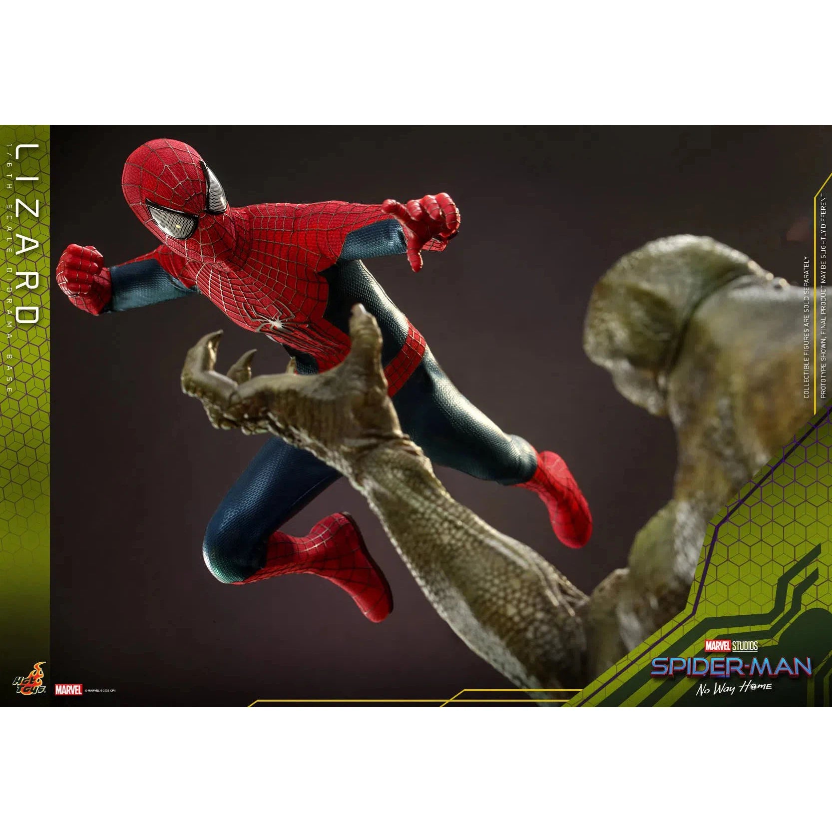 Lizard Diorama Base: Spider-Man: No Way Home: Marvel Hot Toys