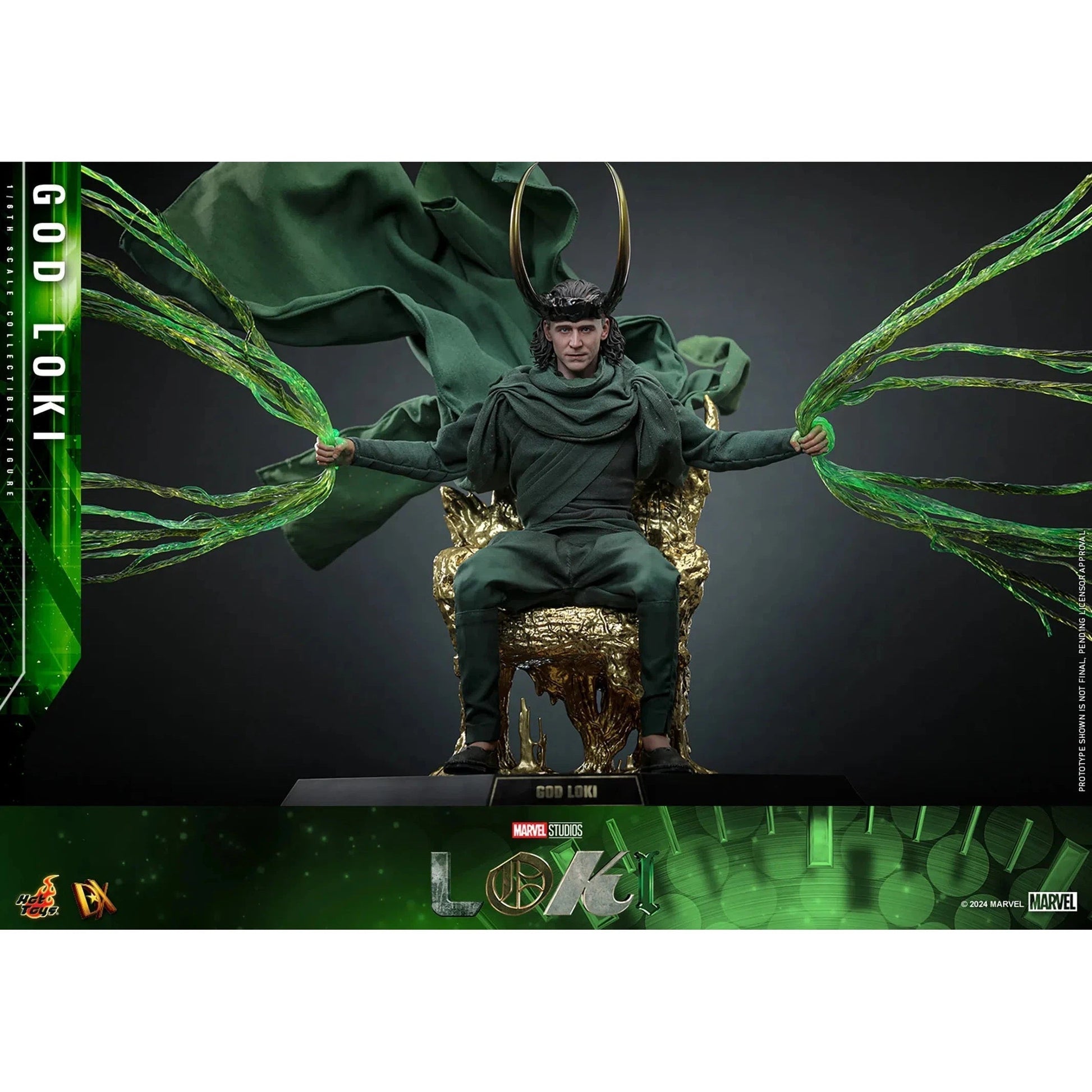 Loki: Season 2: God Loki: DX40 Figure - Hot Toys Action Figures