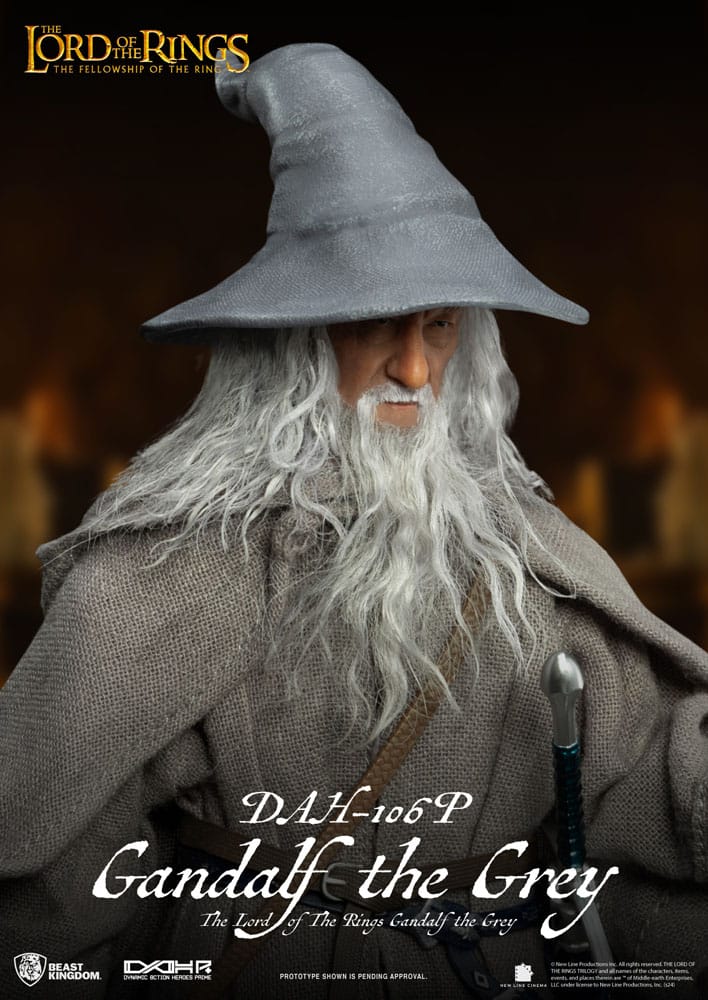 Lord of the Rings Dynamic 8ction Heroes Action Figure 1/9 Gandalf the Grey 21 cm - Beast Kingdom Toys Action figures