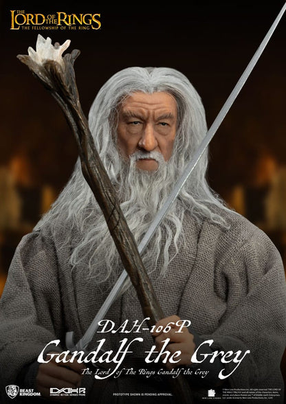 Lord of the Rings: Gandalf the Grey: Dynamic 8ction Heroes Action Figure - Beast Kingdom Toys Action Figures