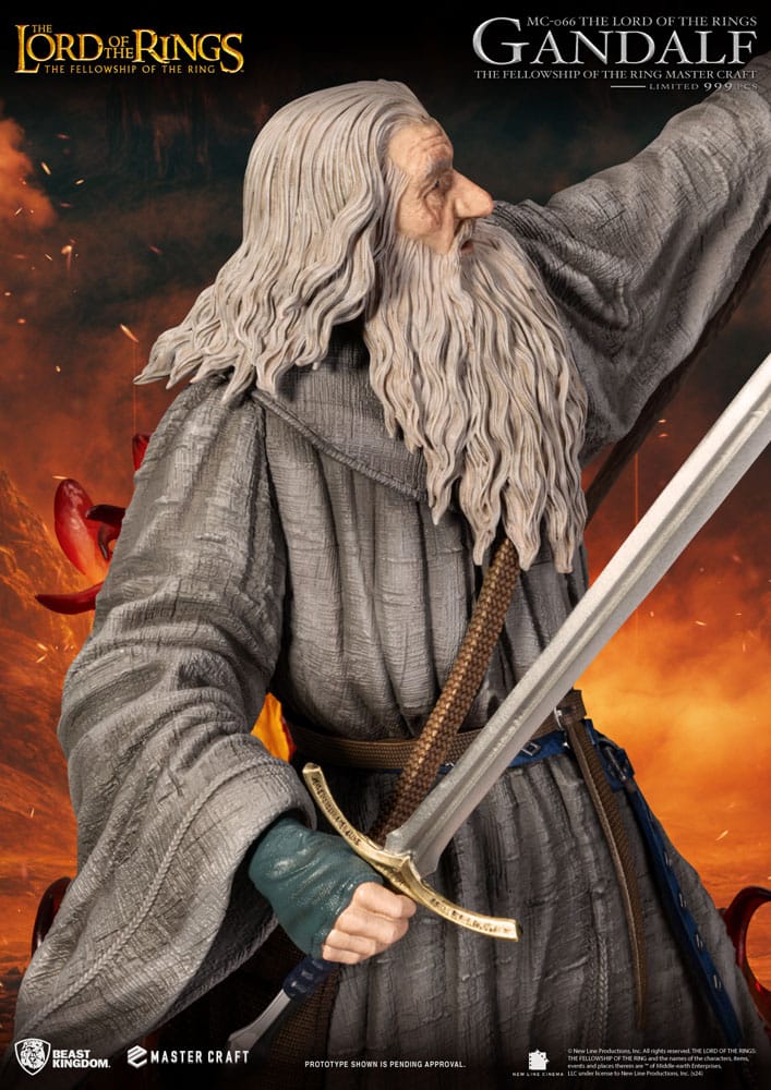 Lord of the Rings: Gandalf the Grey: Master Craft Statue - Beast Kingdom Toys Statue
