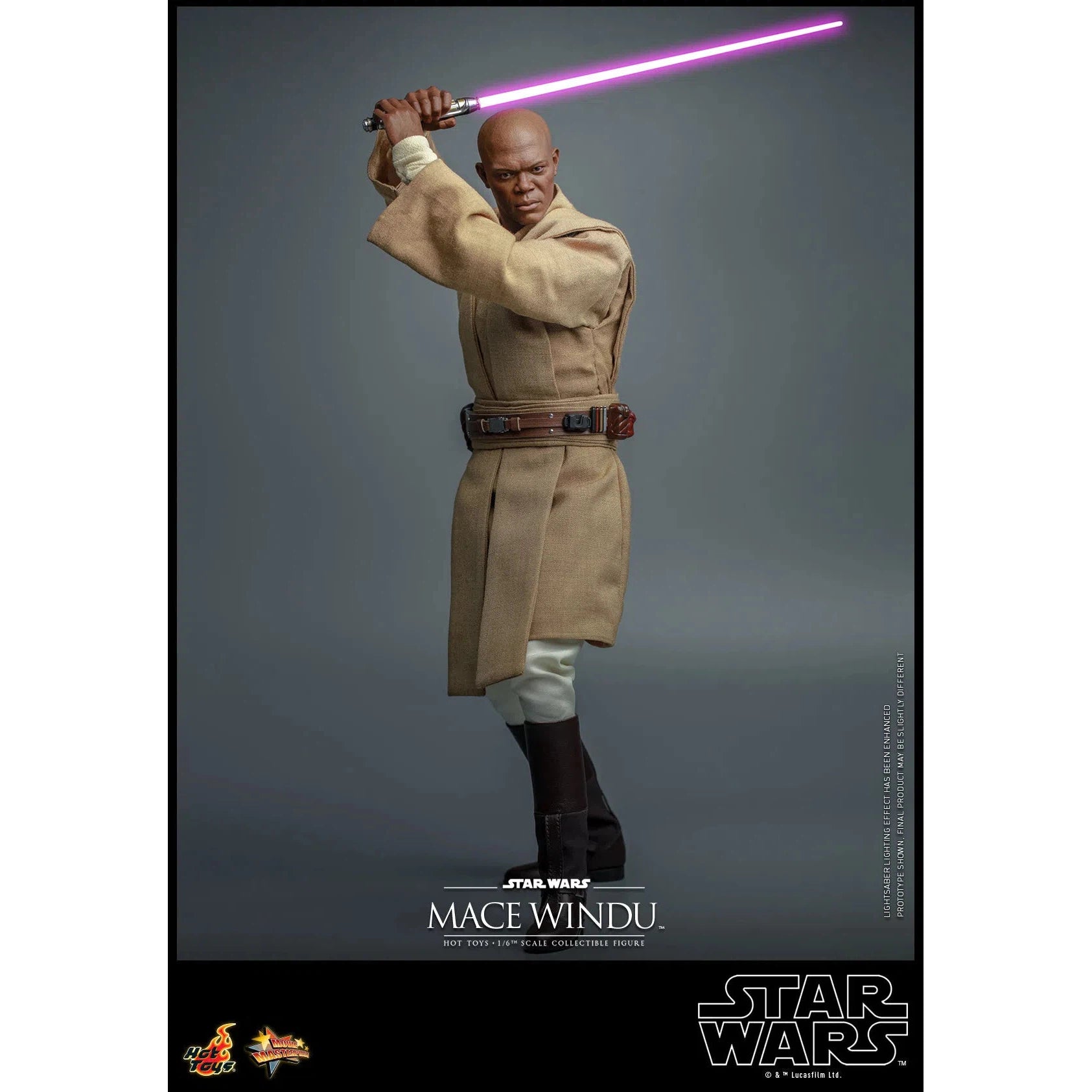 Mace Windu: Star Wars Episode II: Attack Of The Clones by Hot Toys – Action Figure, [scale], UK stockist Planet Action Figures