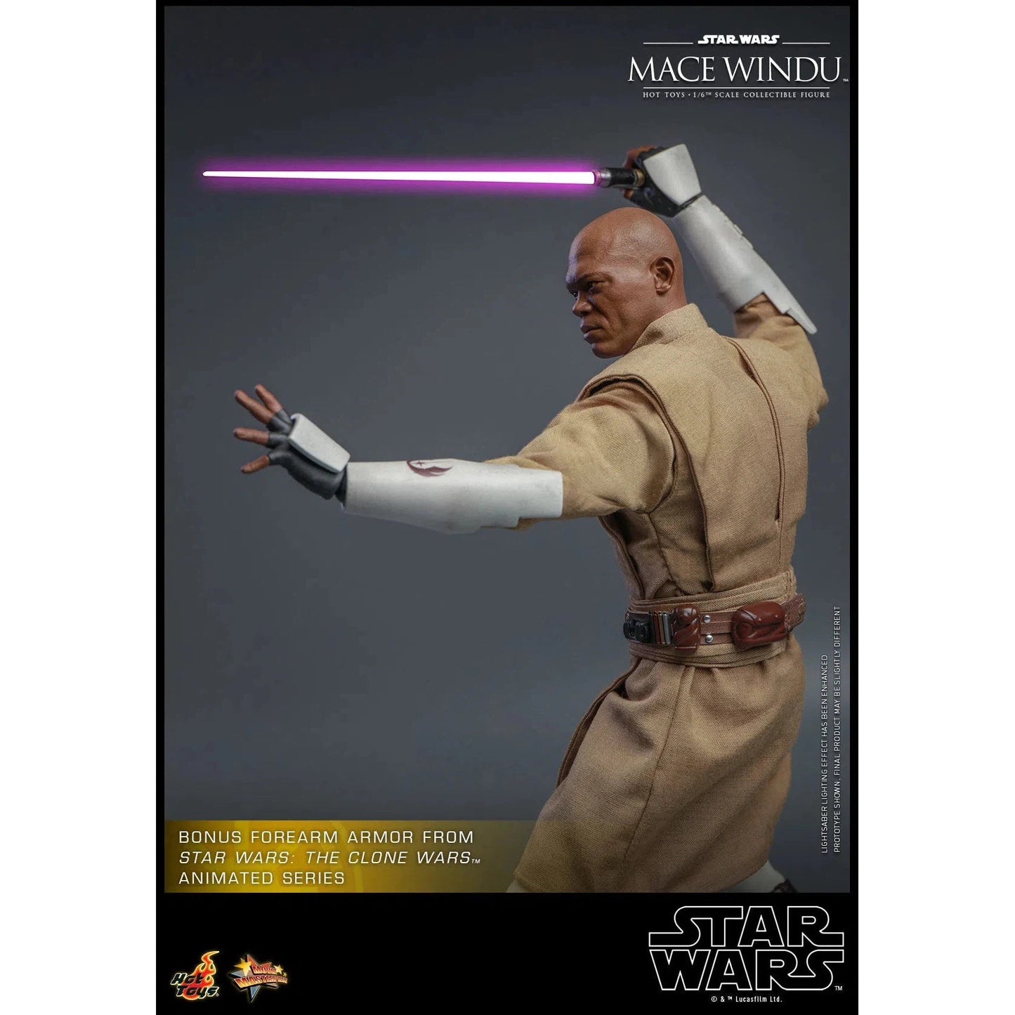 Mace Windu: Star Wars Episode II: Attack Of The Clones by Hot Toys – Action Figure, [scale], UK stockist Planet Action Figures