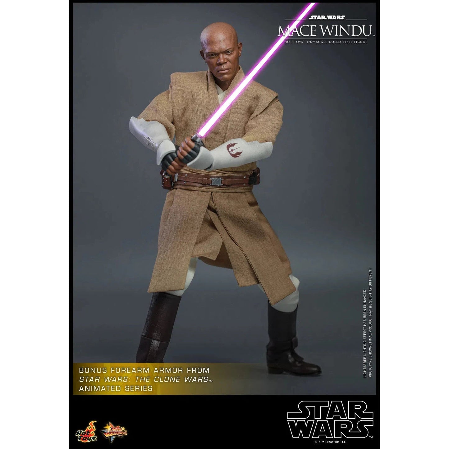 Mace Windu: Star Wars Episode II: Attack Of The Clones by Hot Toys – Action Figure, [scale], UK stockist Planet Action Figures
