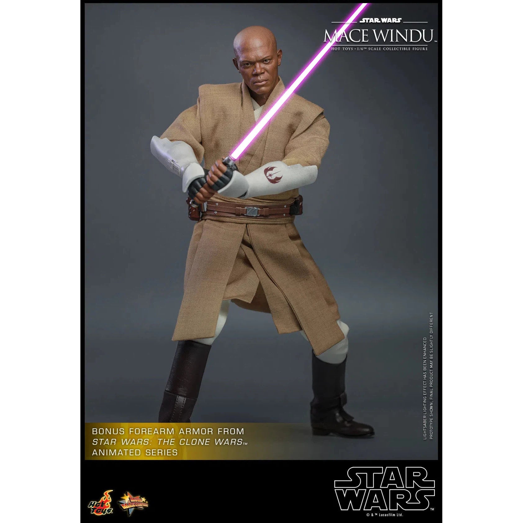 Mace Windu: Star Wars Episode II: Attack Of The Clones by Hot Toys – Action Figure, [scale], UK stockist Planet Action Figures