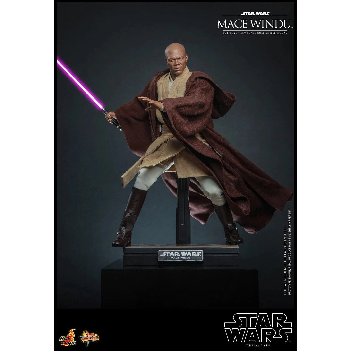 Mace Windu: Star Wars Episode II: Attack Of The Clones by Hot Toys – Action Figure, [scale], UK stockist Planet Action Figures