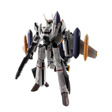 Macross 7 Hi-Metal R Action Figure VF-0S Phoenix (Roy Focker Use) & QF-2200D-B Ghost Set 14 cm - Bandai Tamashii Nations Action Figures