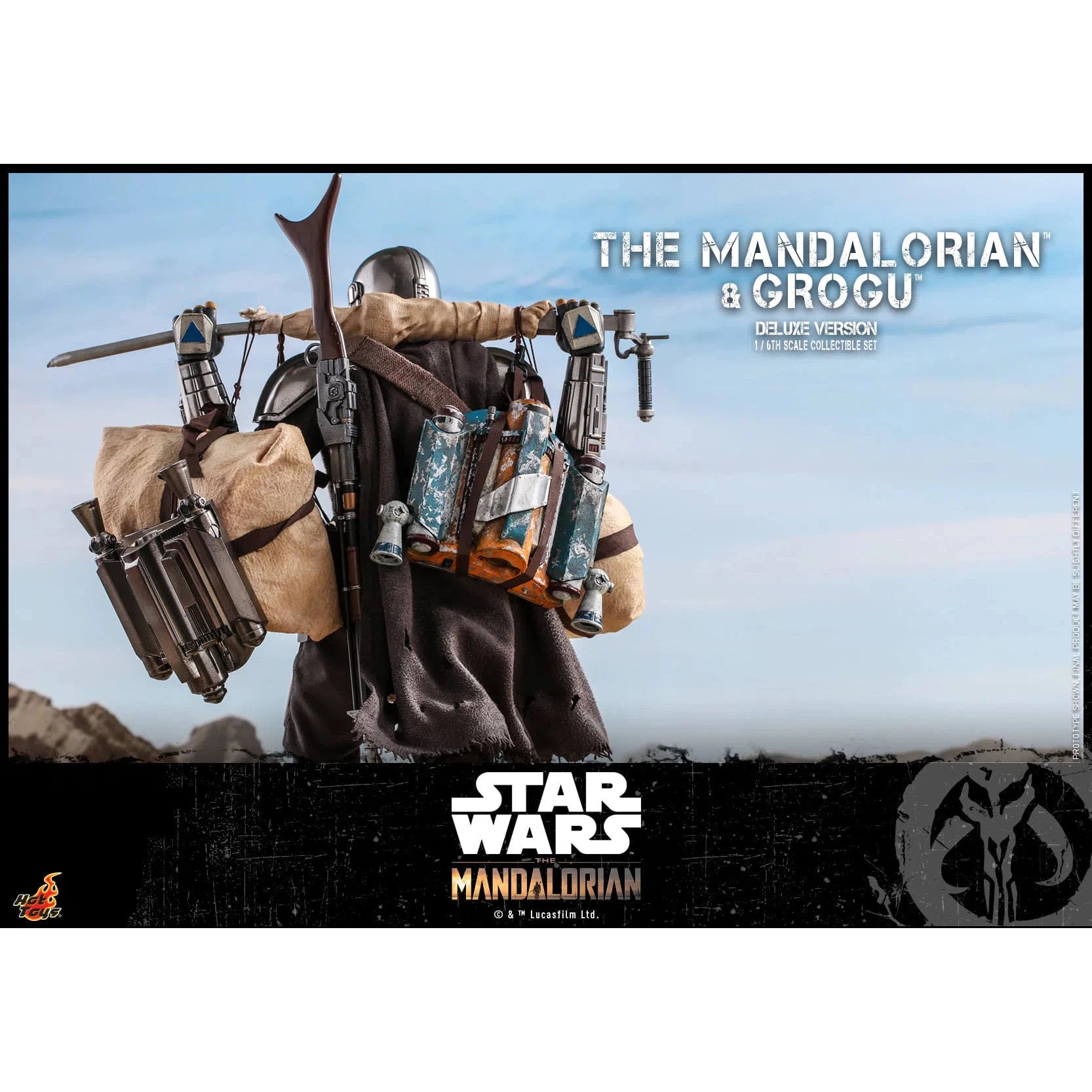 Mandalorian & Grogu Set: Deluxe: Star Wars: TMS052 Hot Toys