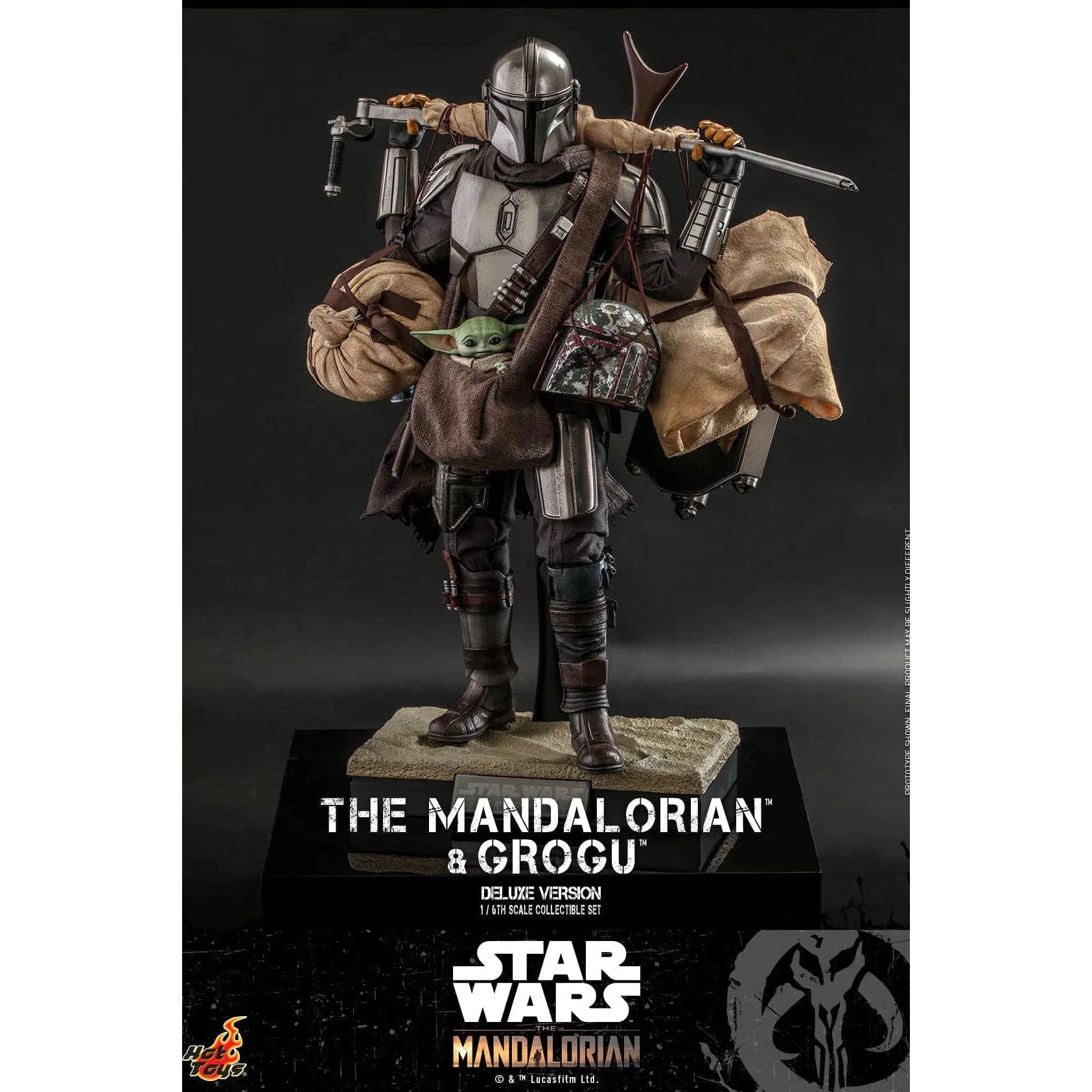 Mandalorian & Grogu Set: Deluxe: Star Wars: TMS052 Hot Toys