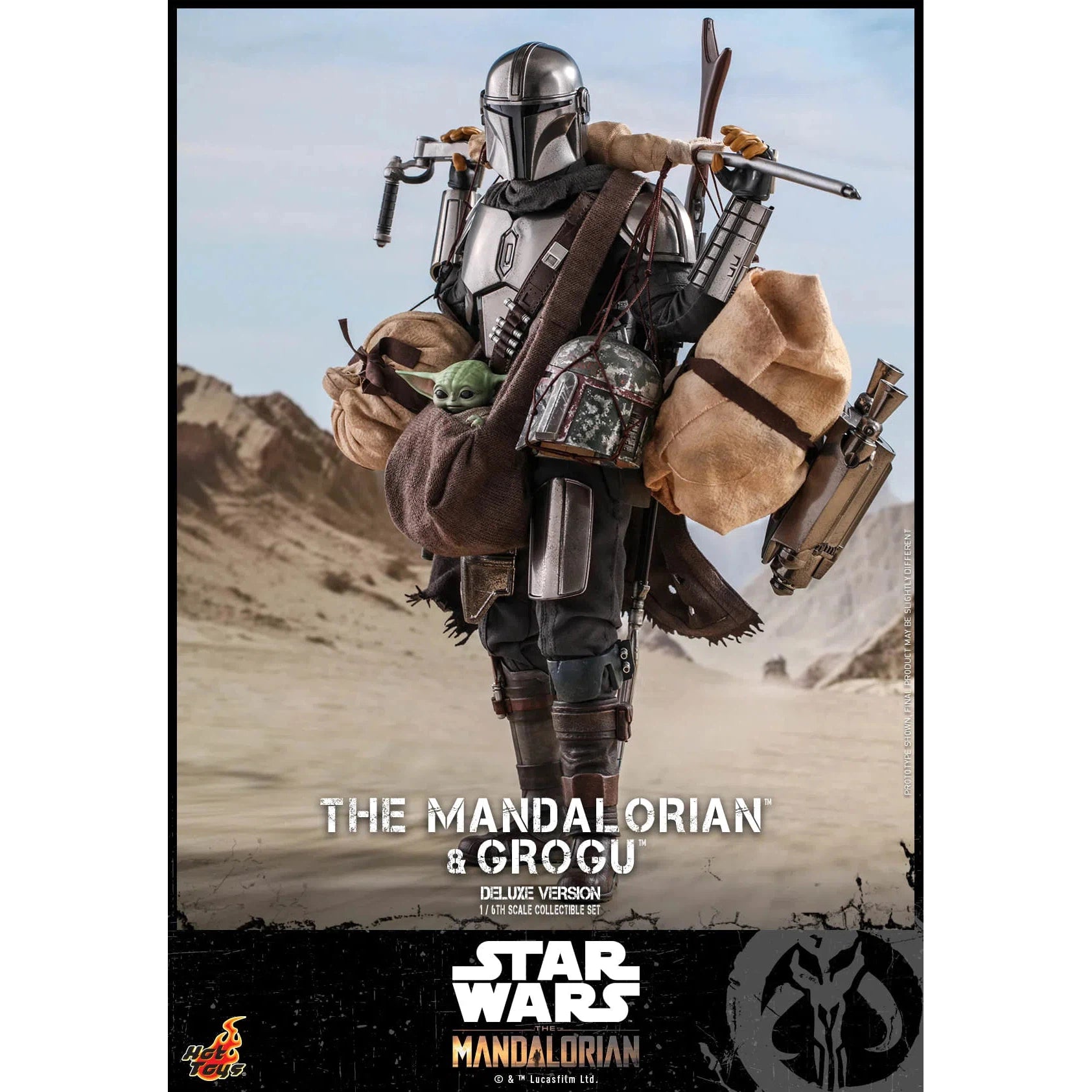 Mandalorian & Grogu Set: Deluxe: Star Wars: TMS052 Hot Toys