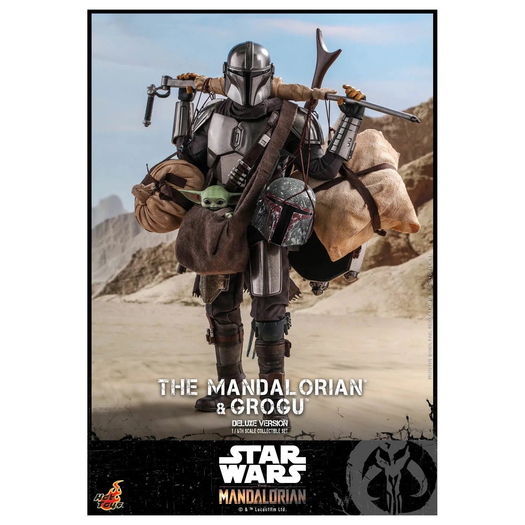 Mandalorian & Grogu Set: Deluxe: Star Wars: TMS052 Hot Toys