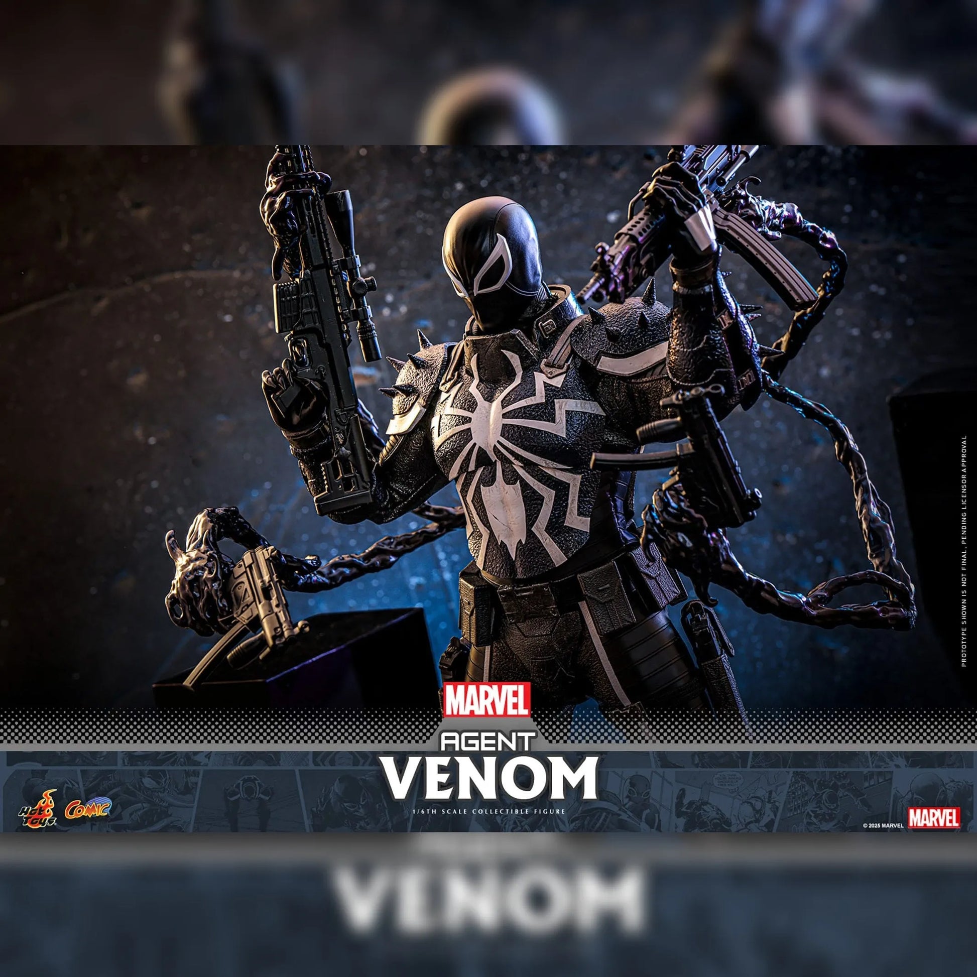 Marvel Comics: Agent Venom: 1/6th - Hot Toys Action Figures
